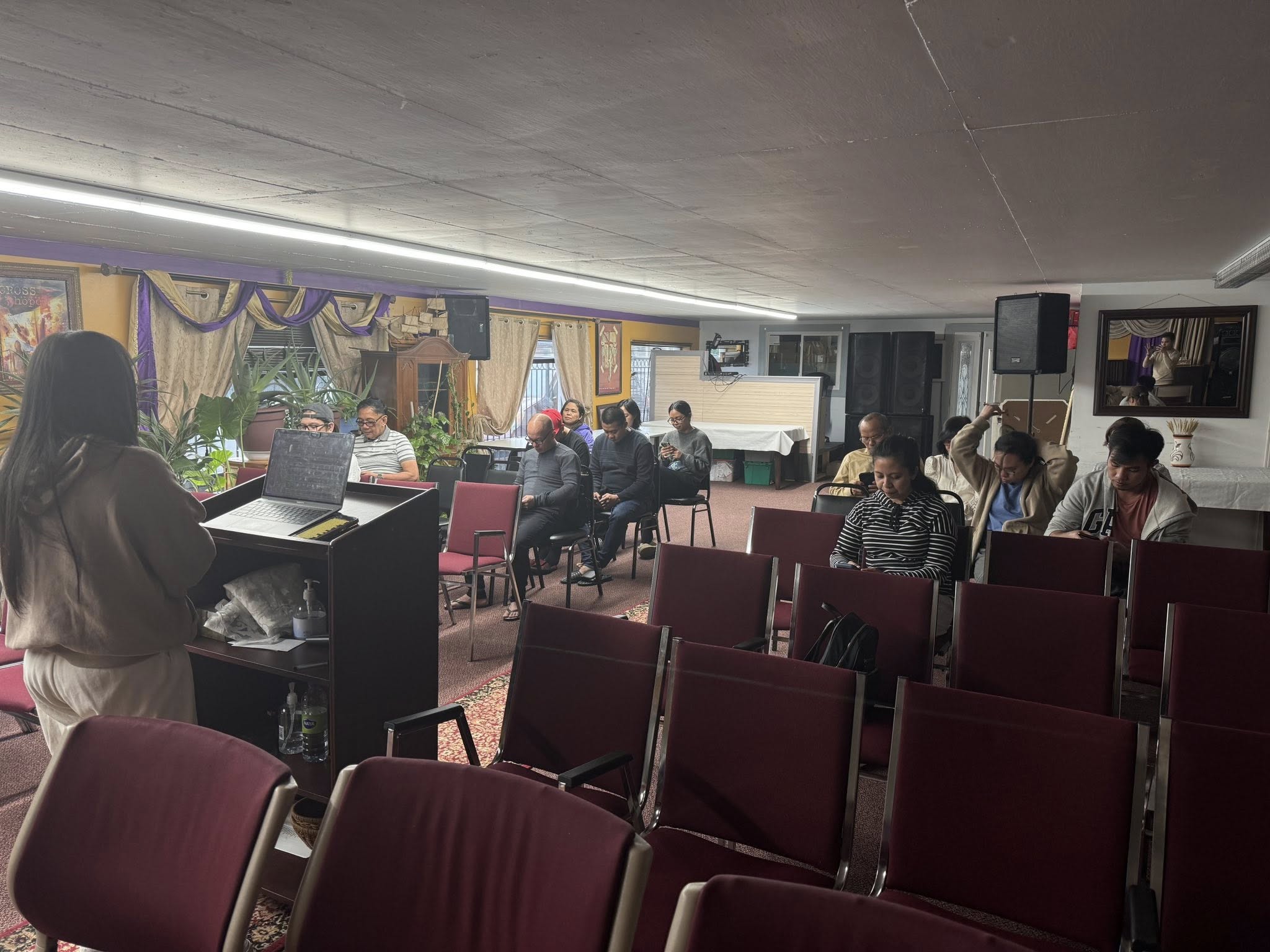 Welcoming community gathering at Church of God Saviour King